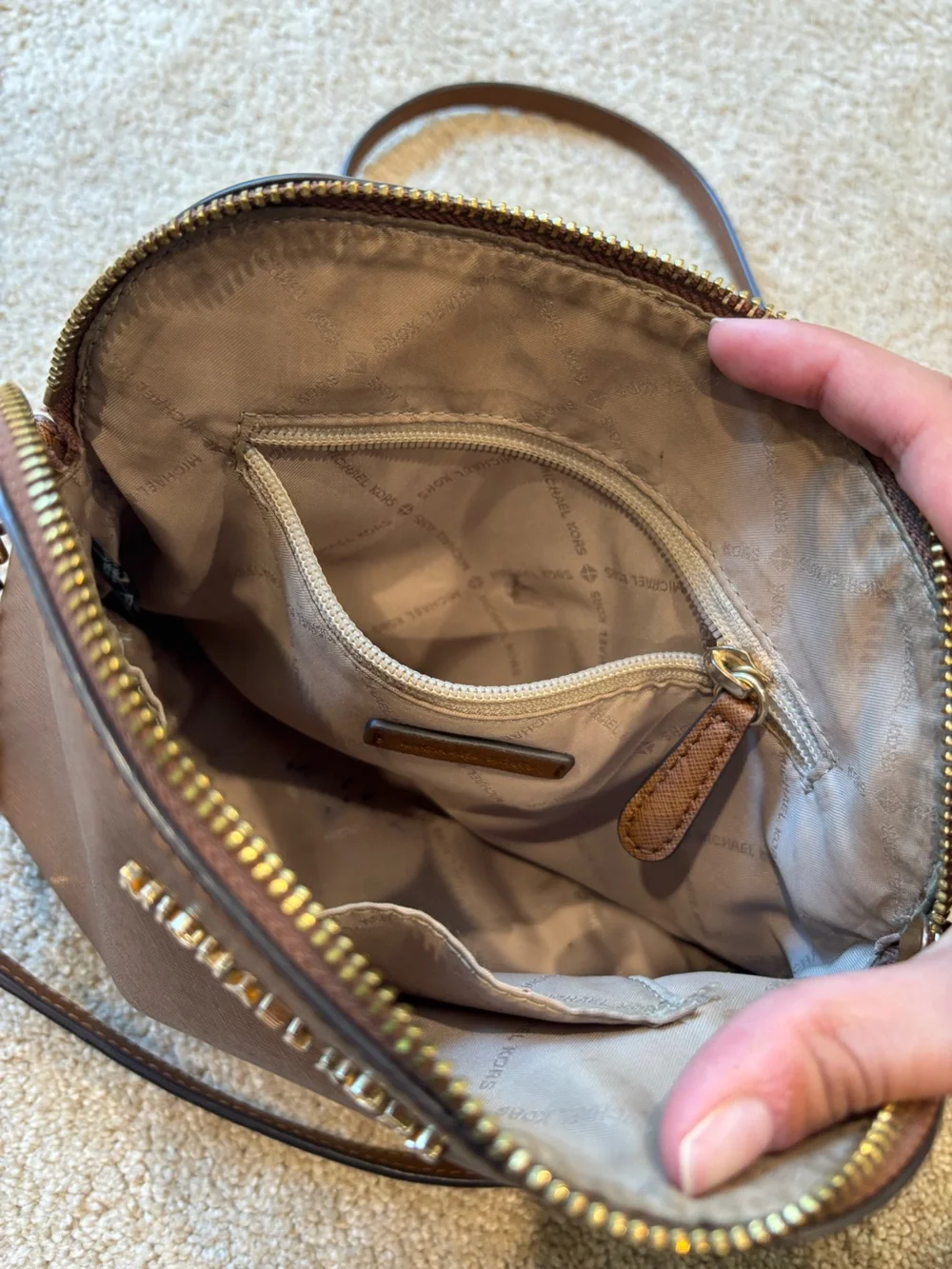 Michael Kors structured saffiano